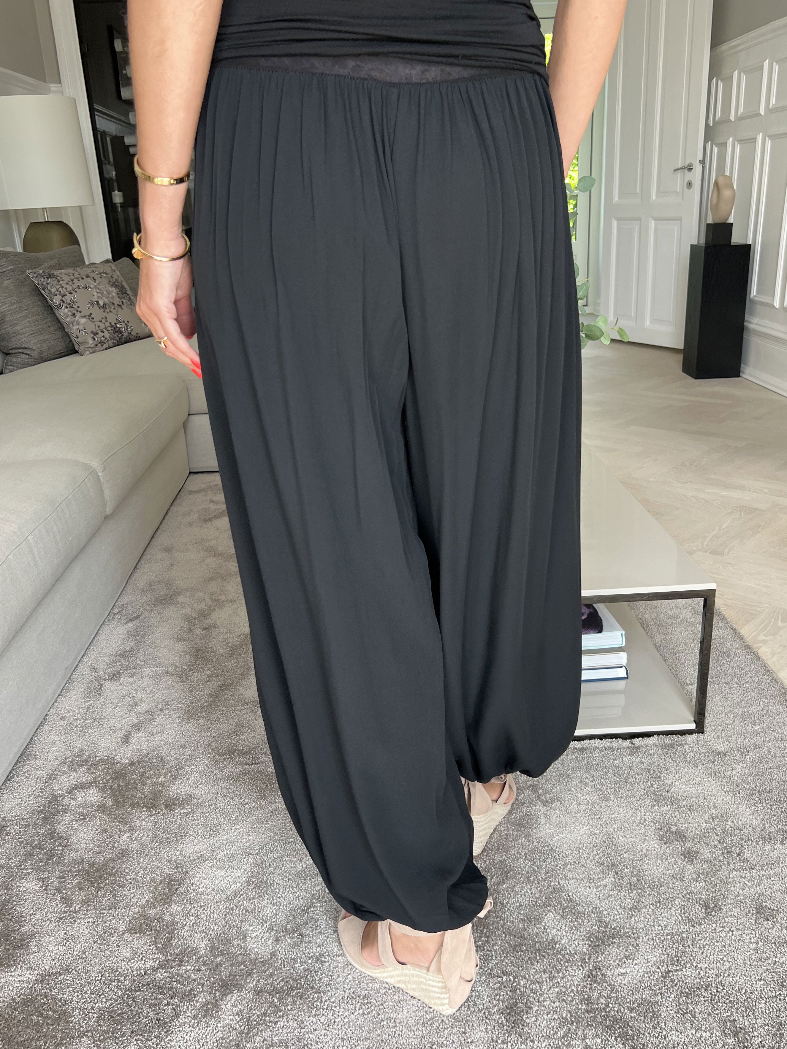 Vibe - Lette og løse bukser med elastikkant i livet